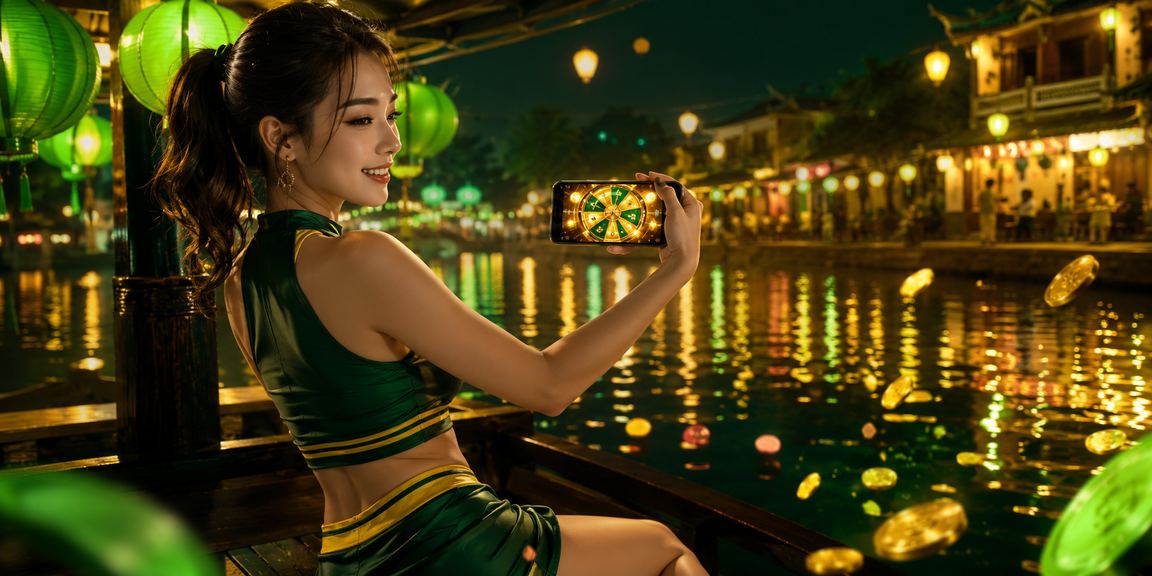 Người chơi roulette bên đèn lồng lễ hội tại Hà Nội – giải trí 947
